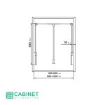 رگال آسانسوری 1016 پلاتین - Platin