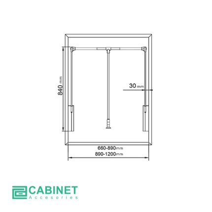 رگال آسانسوری 1016 پلاتین - Platin